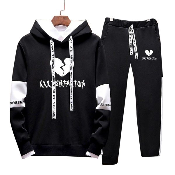 Mixed CVC Hoodie Men set
