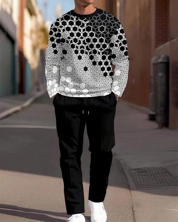 Mesh T-Shirt Set for Men