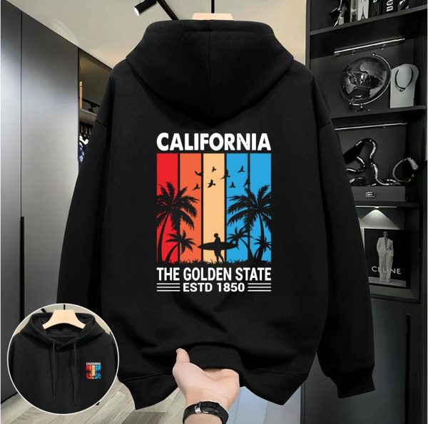 California Men Hoodie